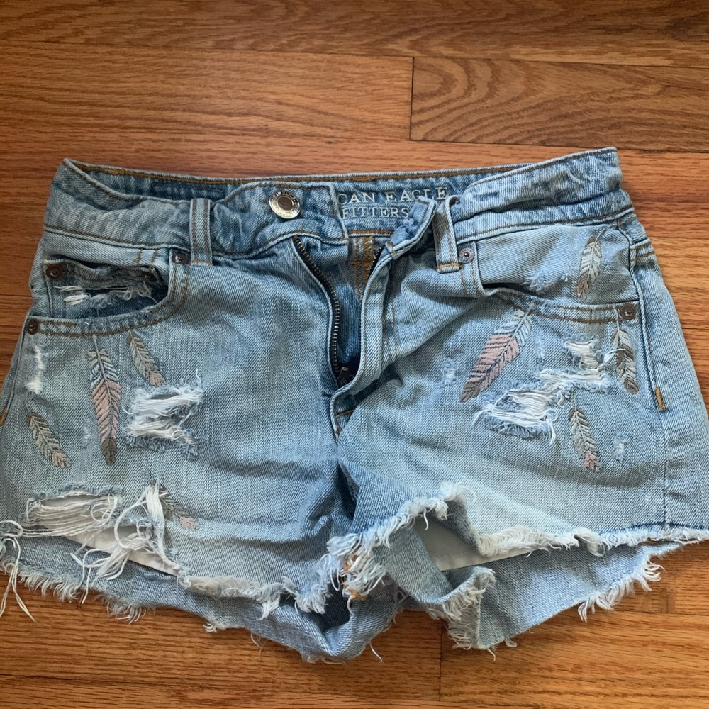 American Eagle Outfitters Hi-Rise Festival Shorts